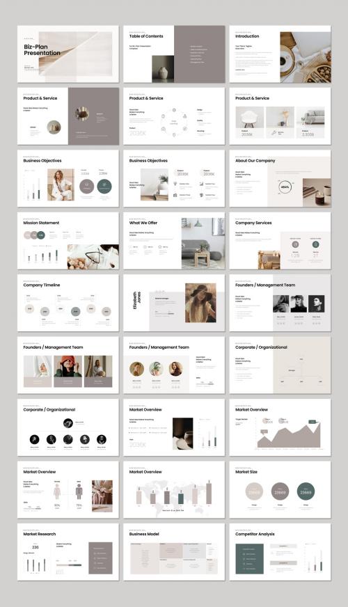 A2 Business Plan Presentation Layout