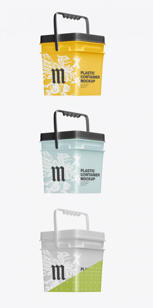 Plastic Container Mockup