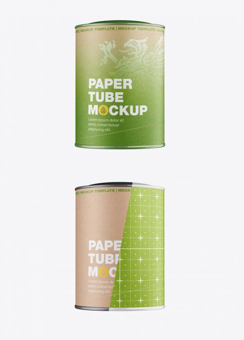 Metallic Can Mockup