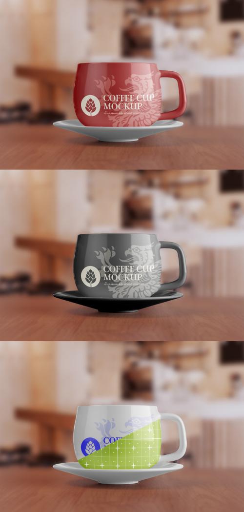 Colorfull Coffee Cup Mockup