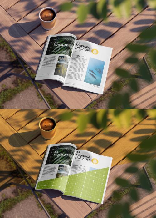 Matte Magazine Mockup