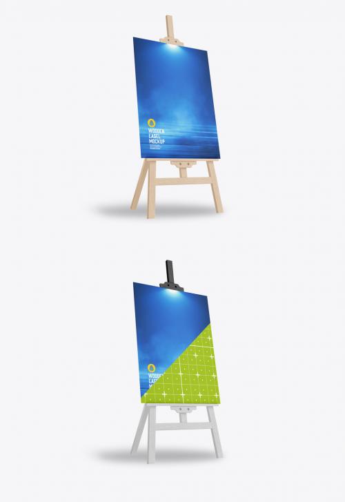 Painting Easel Mockup