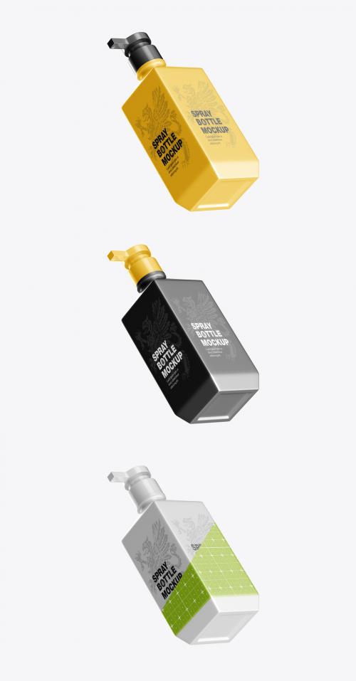 Matte Soap Bottle Mockup