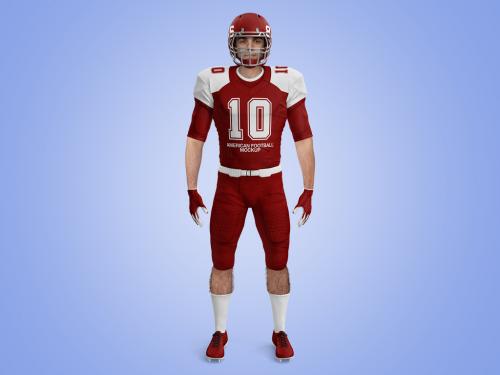 American Football Kit Mockup