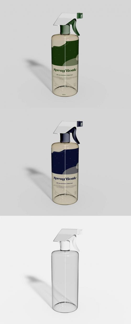 Spray Bottle Mockup