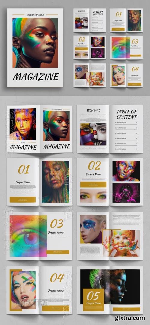 Art Magazine Template 721271444