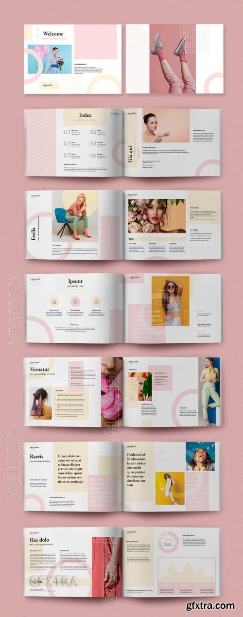 Fashion Portfolio Design Element 718877940