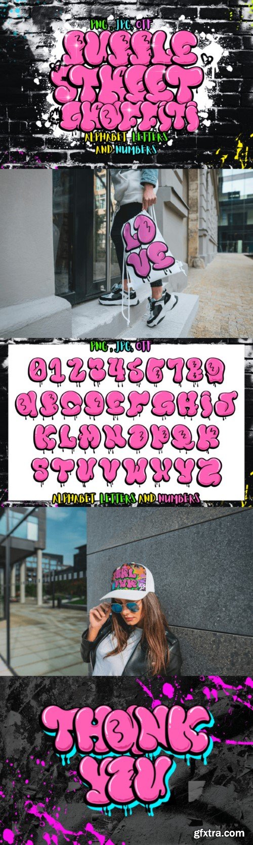 Bubble Street Graffiti Font