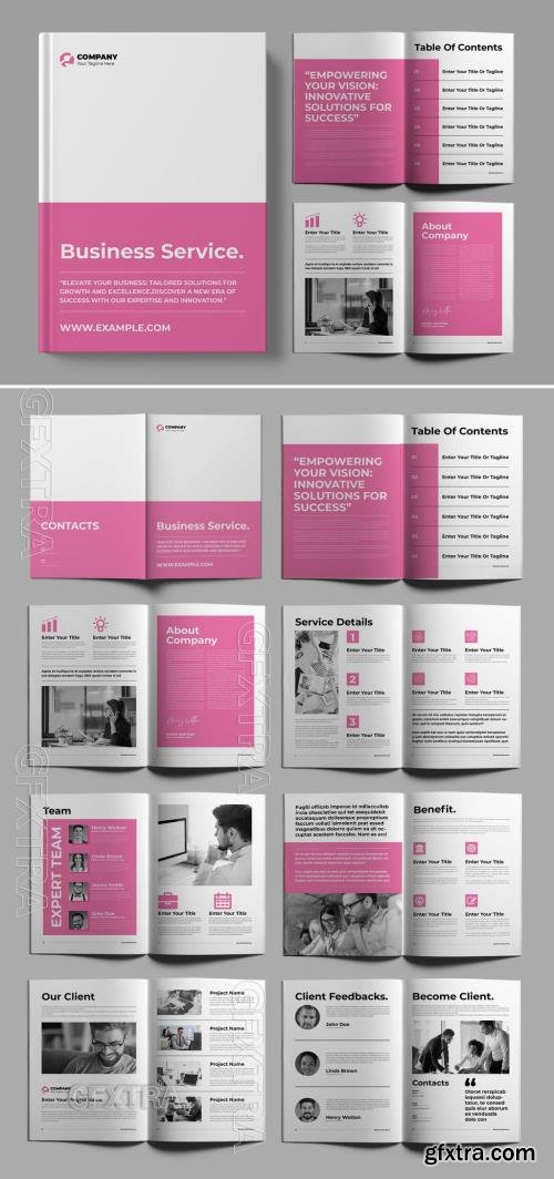 Business Brochure Template 718545556