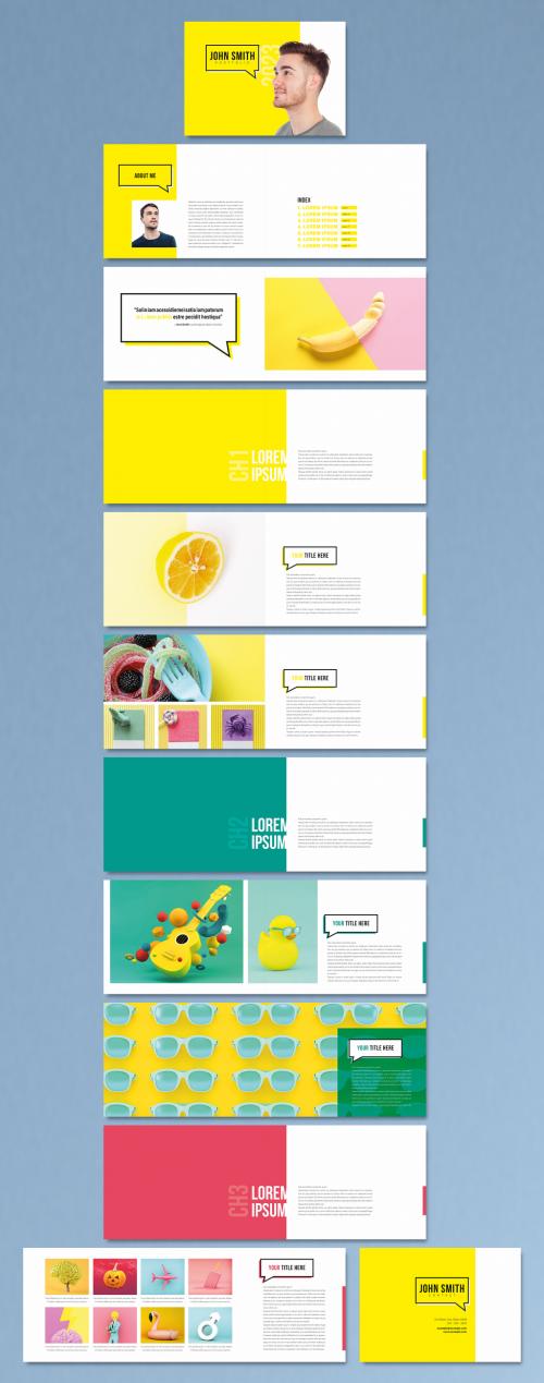 Colorful Block Portfolio