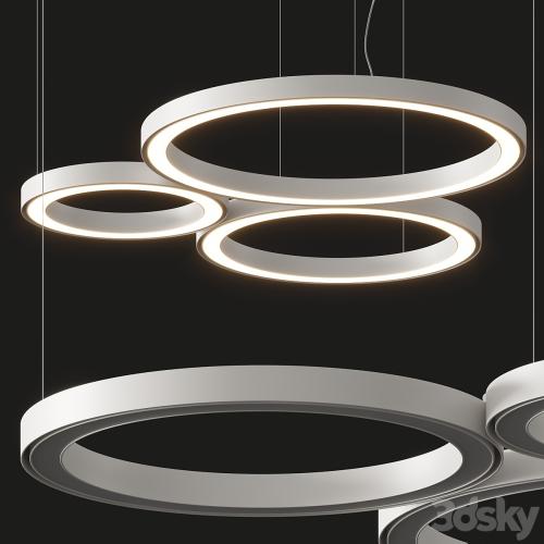 Artemide Ripple Cluster Pendant Lamps