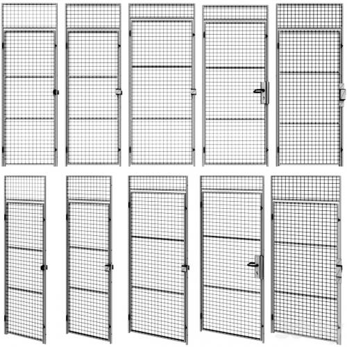 Swing metal metal door