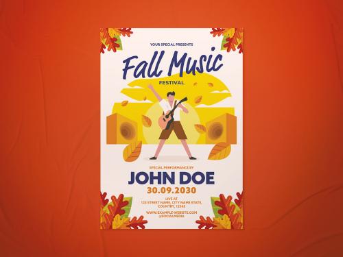 Fall Music Festival Flyer