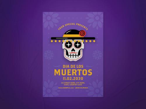 Dia De Los Muertos Flyer