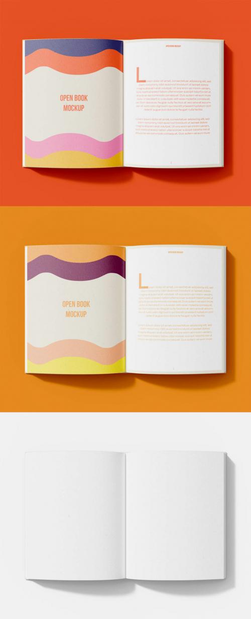 Open Book Mockup