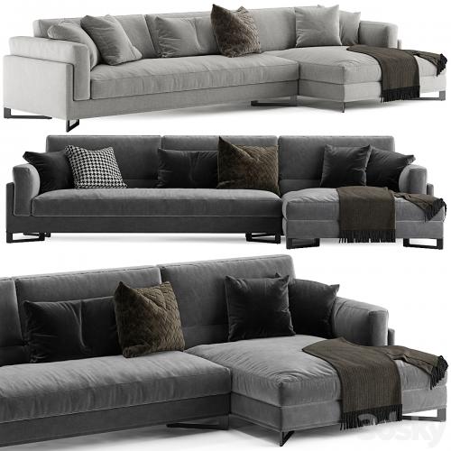 DAVIS IN L sofa by Frigerio Salotti