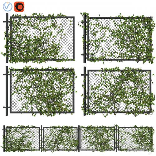 Fence with ivy v1