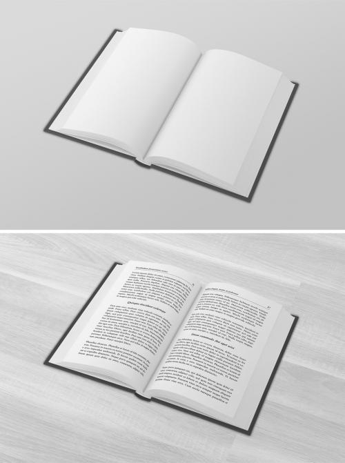 Open Book Mockup