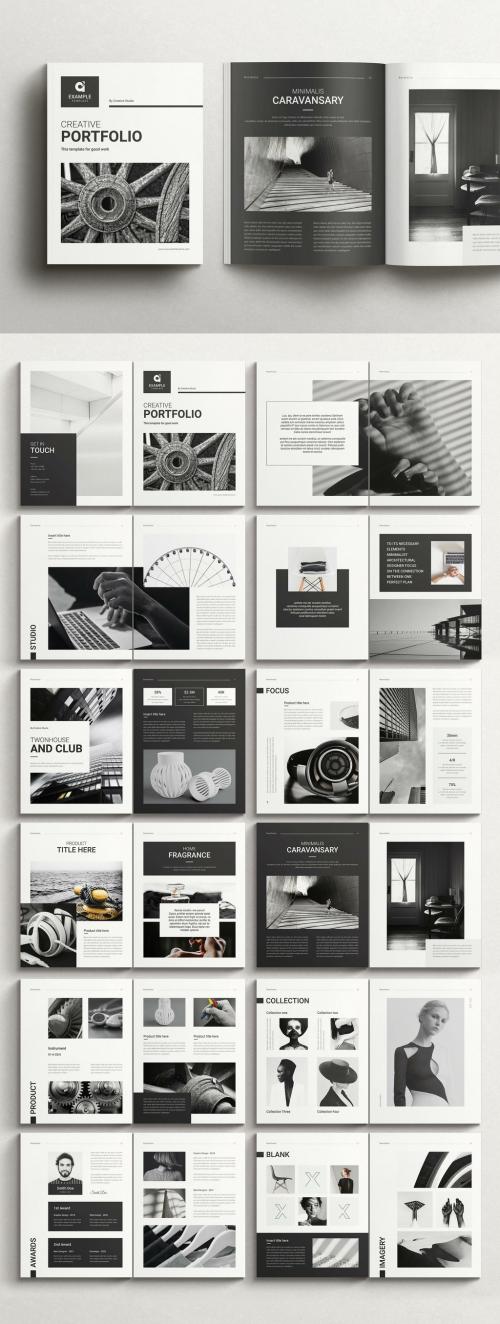 Minimal Portfolio Brochure Layout