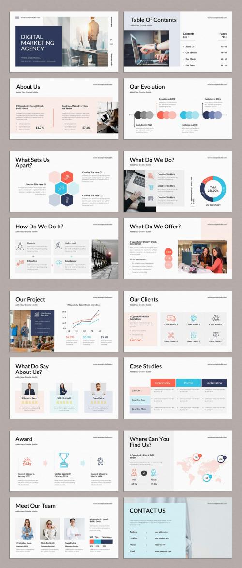 Digital Marketing Agency Presentation Layout