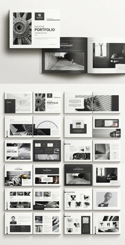 Minimal Portfolio Brochure Landscape