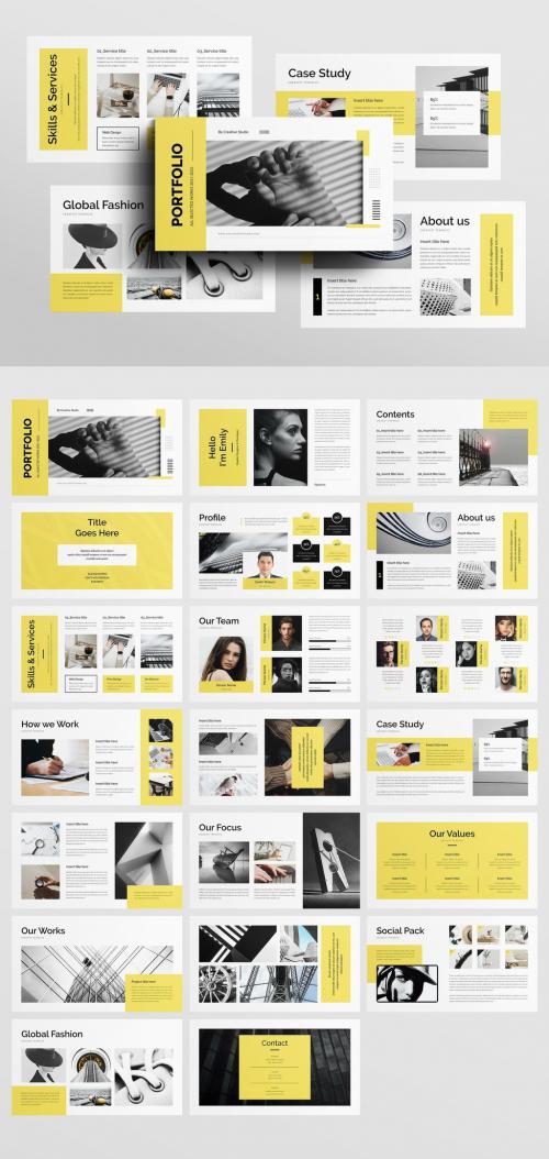 Clean Portfolio Presentation Layout