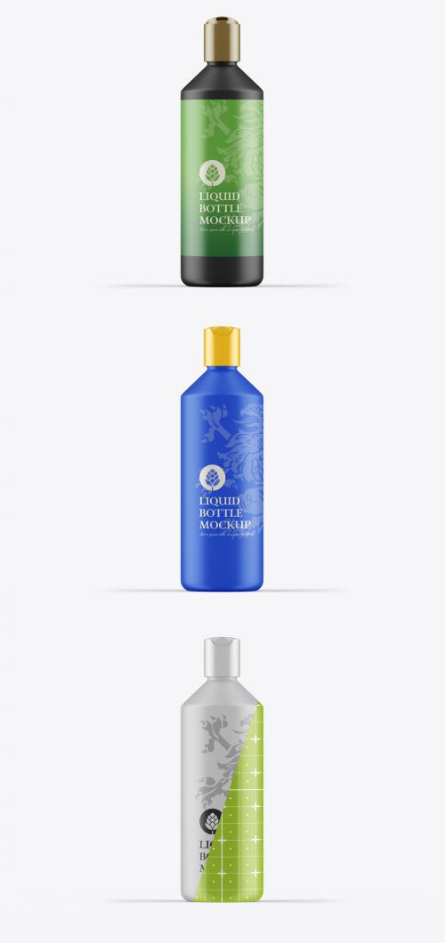 Ceramic Liquid Bottle Mockup