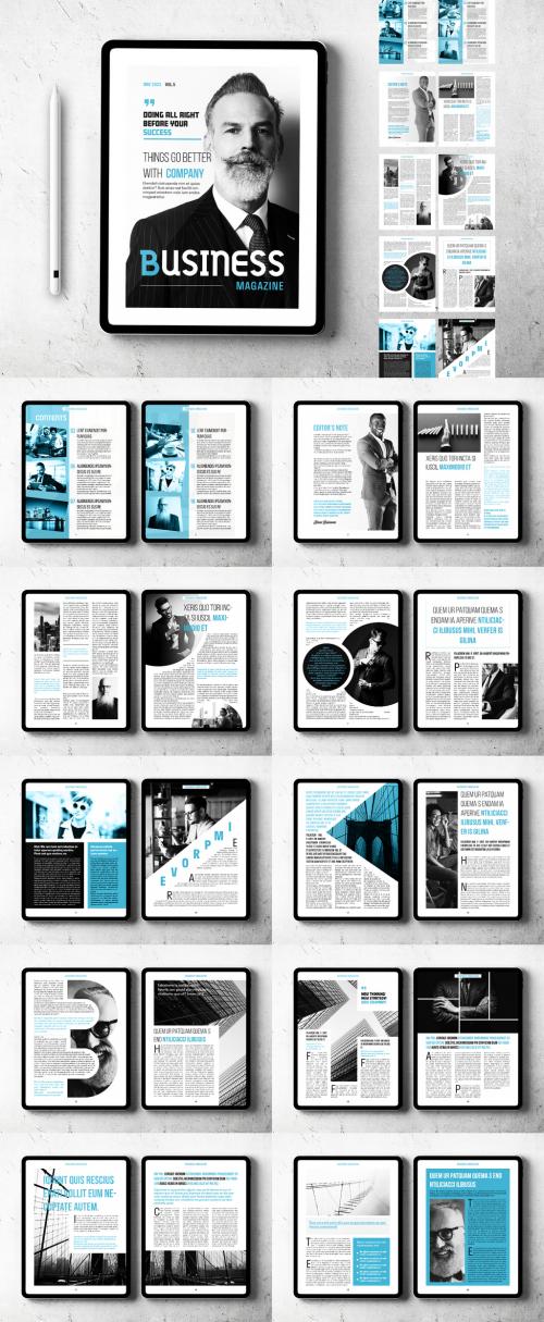 Business E-Magazine Layout