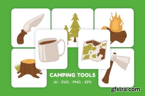 Camping Design Collections 15xPSD