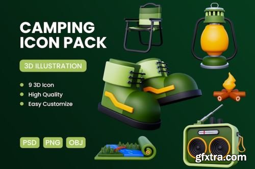 Camping Design Collections 15xPSD