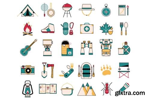 Camping Design Collections 15xPSD