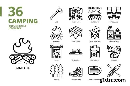 Camping Design Collections 15xPSD