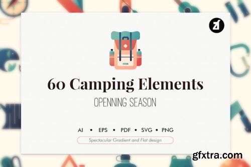 Camping Design Collections 15xPSD