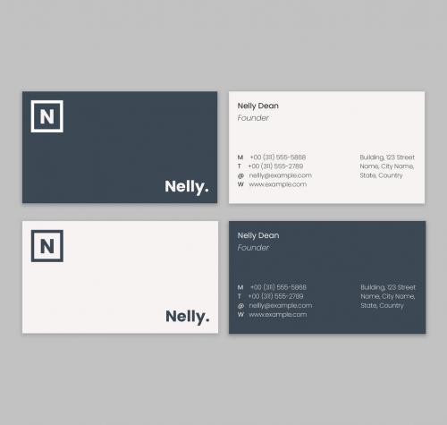 Minimalist Business Card Layout