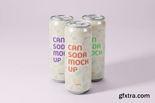 Drink Can Product Mock-ups Collections 14xPSD