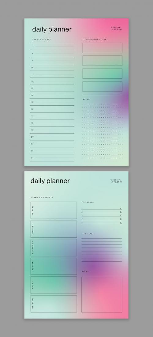 Gradient Planner Layout