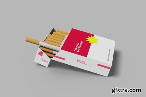 Cigarette Box Mockup Collections 14xPSD