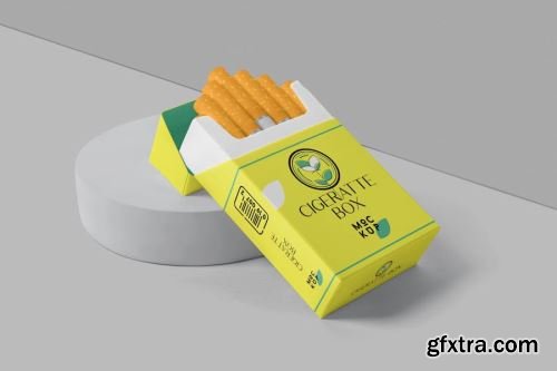 Cigarette Box Mockup Collections 14xPSD