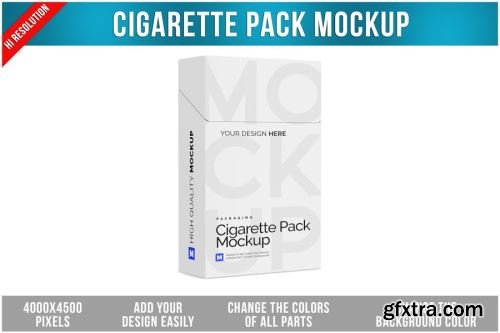 Cigarette Box Mockup Collections 14xPSD