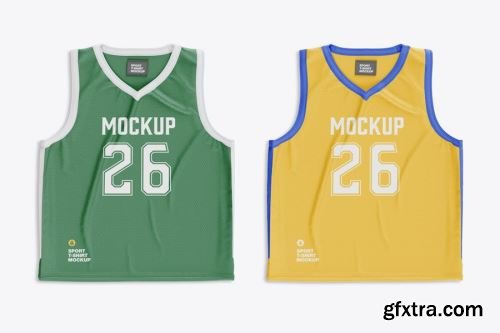 Sport Basketball Jersey Mockup Collections 13xPSD