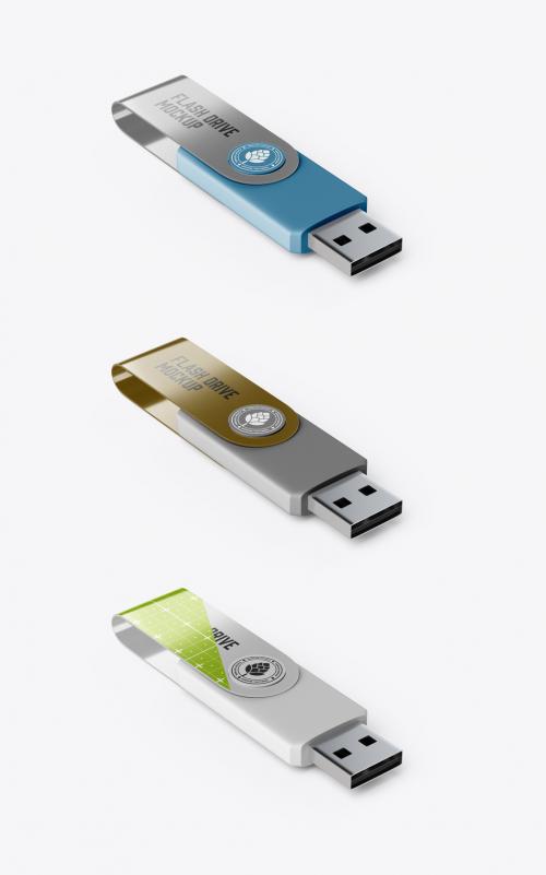 USB Flash Drive Mockup