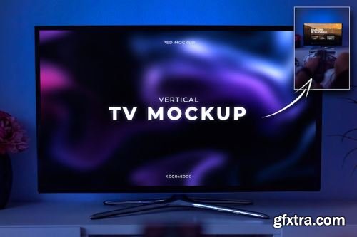 Smart TV Mockup Collections 8xPSD