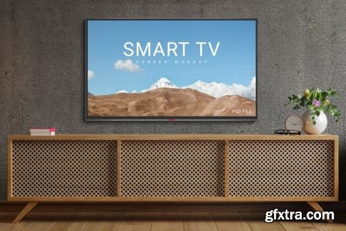 Smart TV Mockup Collections 8xPSD