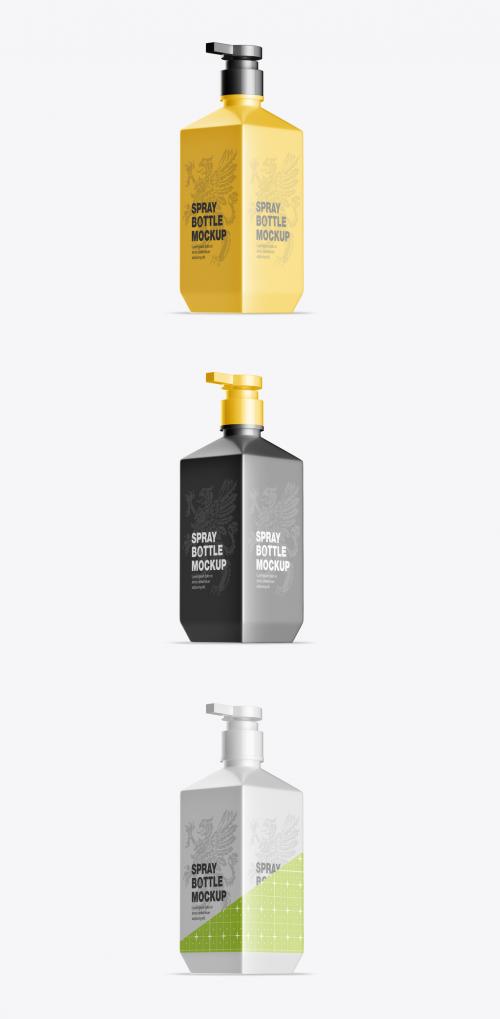 Matte Soap Bottle Mockup