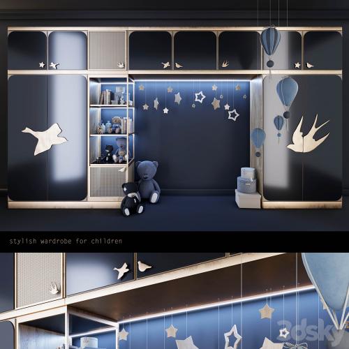 Wardrobe for kids room (2)