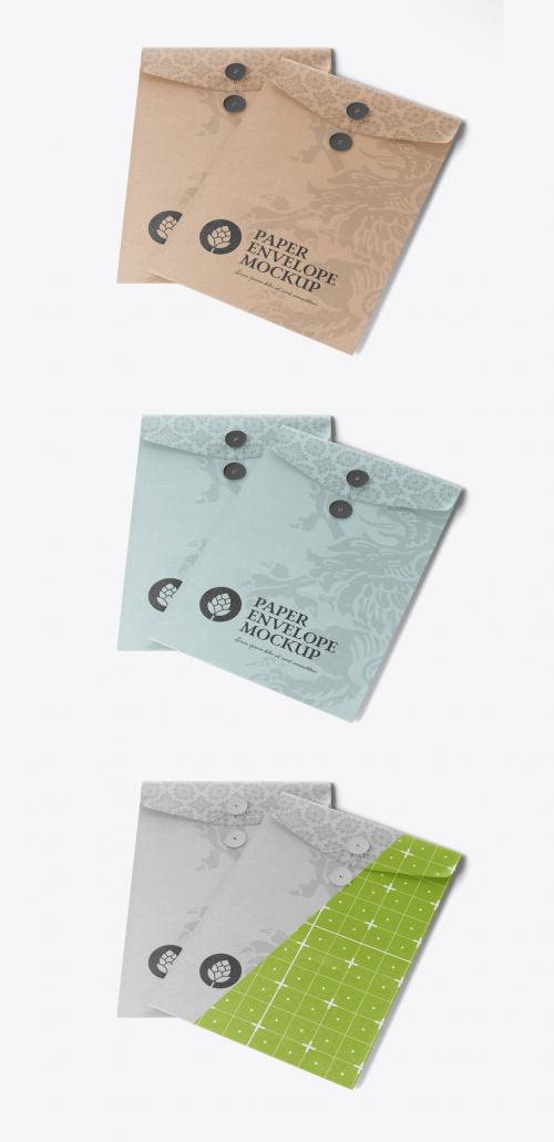 Kraft Paper Envelope Mockup