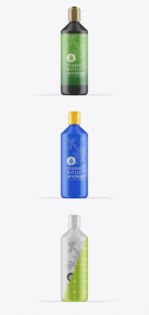 Ceramic Liquid Bottle Mockup