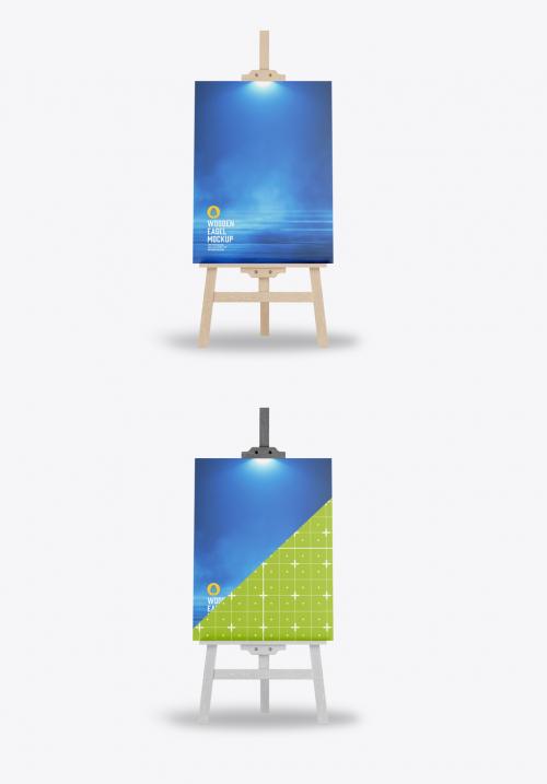 Painting Easel Mockup