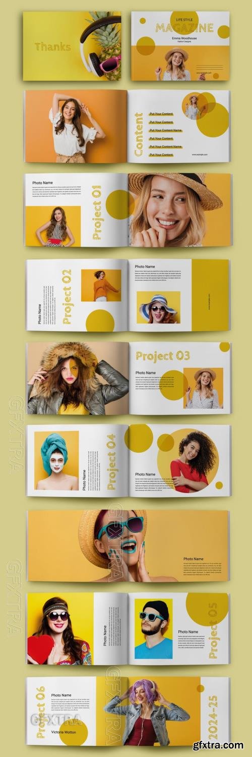 Life Style Magazine Layout 723806120