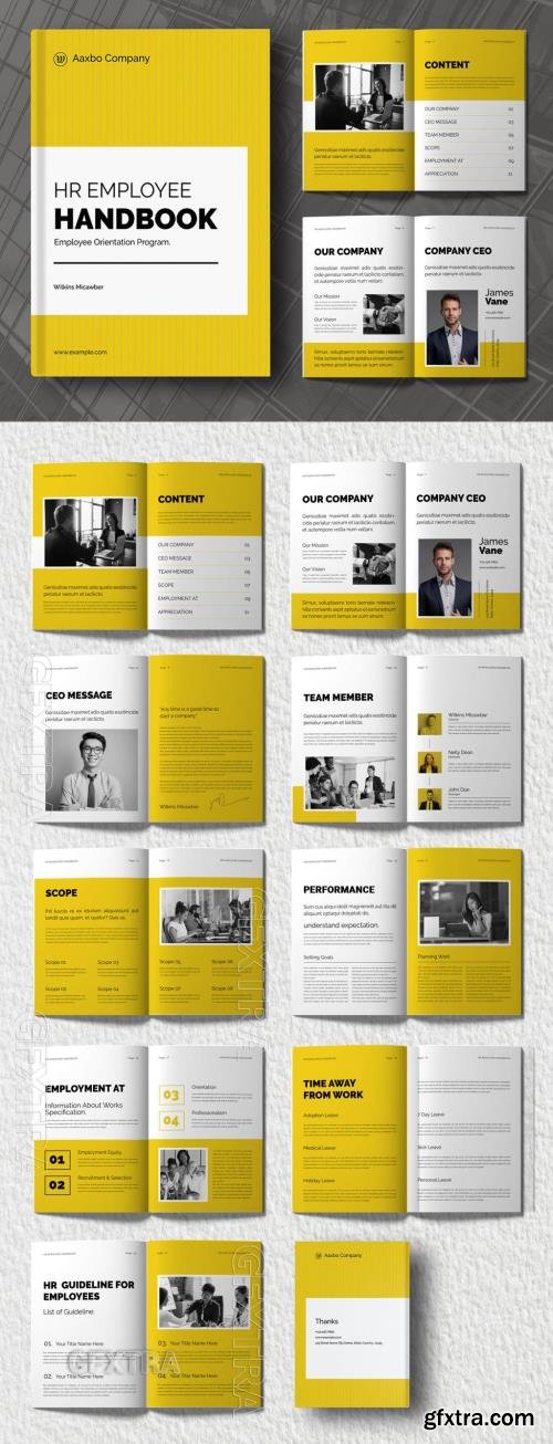 HR Employee Handbook Layout 723806100